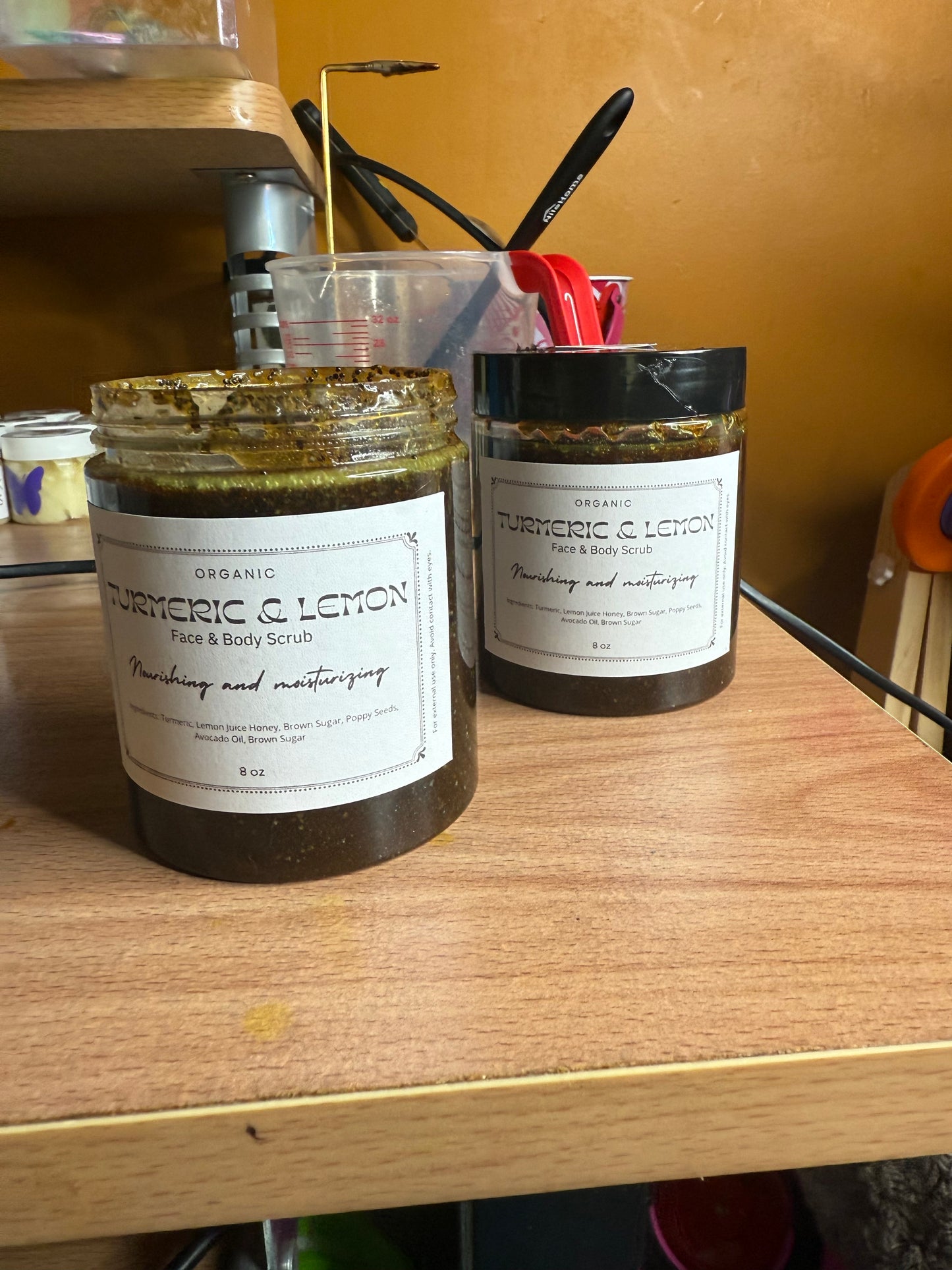 Turmeric & Lemon Glow Scrub