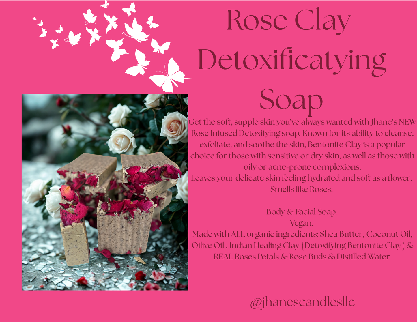 Rose Clay Detoxifying Soap