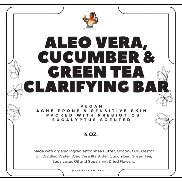 Aleo Vera, Cucumber & Green Tea Clarifying Soap